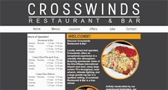 Desktop Screenshot of crosswinds-restaurant.com